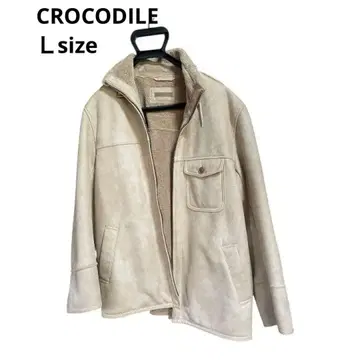 CROCODILE 크로커다일 무스탕 보아 자켓 남성용 L 아우터