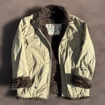 y2k 그런지 시크 스타일 헤이세이 fur jacket gimmick