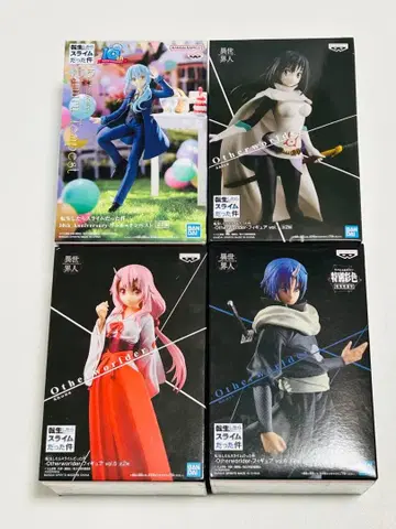 [ 익명 배송 ] 전생했더니 슬라임이었던 건에 대하여 피규어 4체 세트