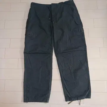 미군 리메이크 나이트 디저트 카모 오버 팬츠 BLACK 염색