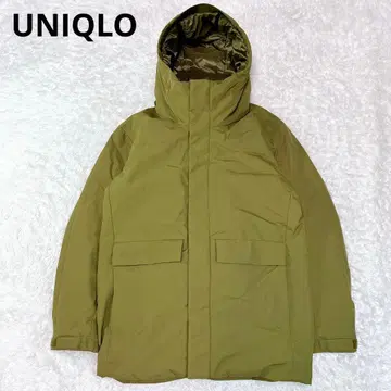 유니클로 하이브리드 다운 파카 올리브 M