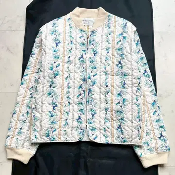 FORTE_FORTE 플라워 프린트 퀼팅 자켓