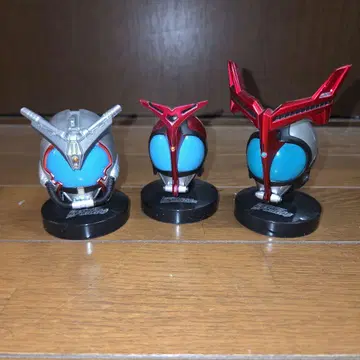 가면라이더 가부토 헬멧 피규어 세트 7체