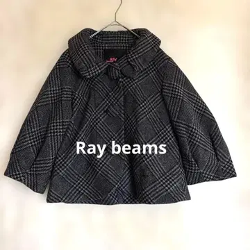 [ Ray beams ] 트위드 자켓 숏 기장 하운드투스 체크 334