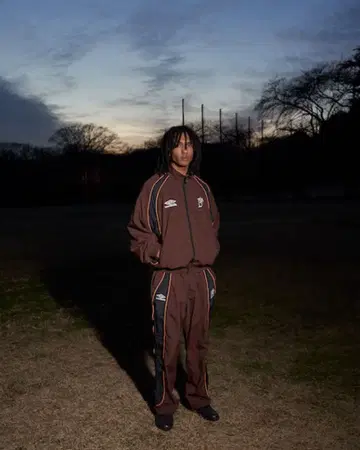 BOTT UMBRO 브라운 나일론 자켓 BEAMS 별주