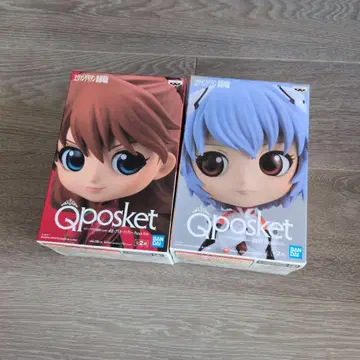 Qposket 아스카 아야나미 레이 세트 큐포켓 에반게리온