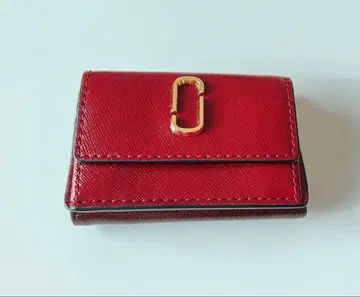 MARC JACOBS 지갑 미니 지갑 빨간색 x 브라운