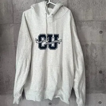 챔피온 대학 CU 로고 후드 부착 후드티
