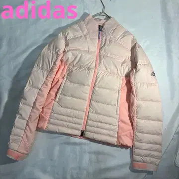 미사용 adidas 핑크 다운 자켓 도킹 3 라인 스포츠