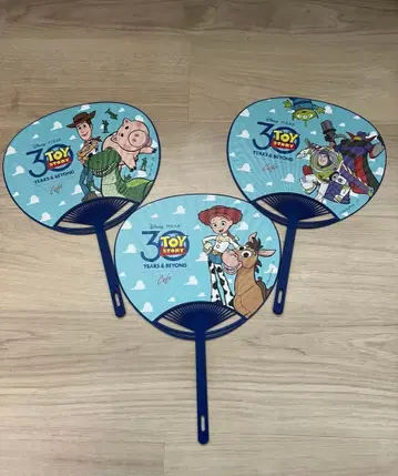 토이 스토리 & OH MY CAFE 부채 3개 세트