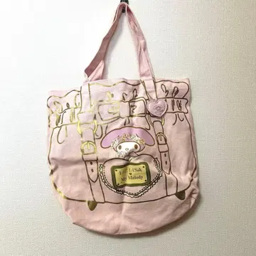 미사용, 헤이세이 리즈리사 x 마이멜로디 콜라보 토트백