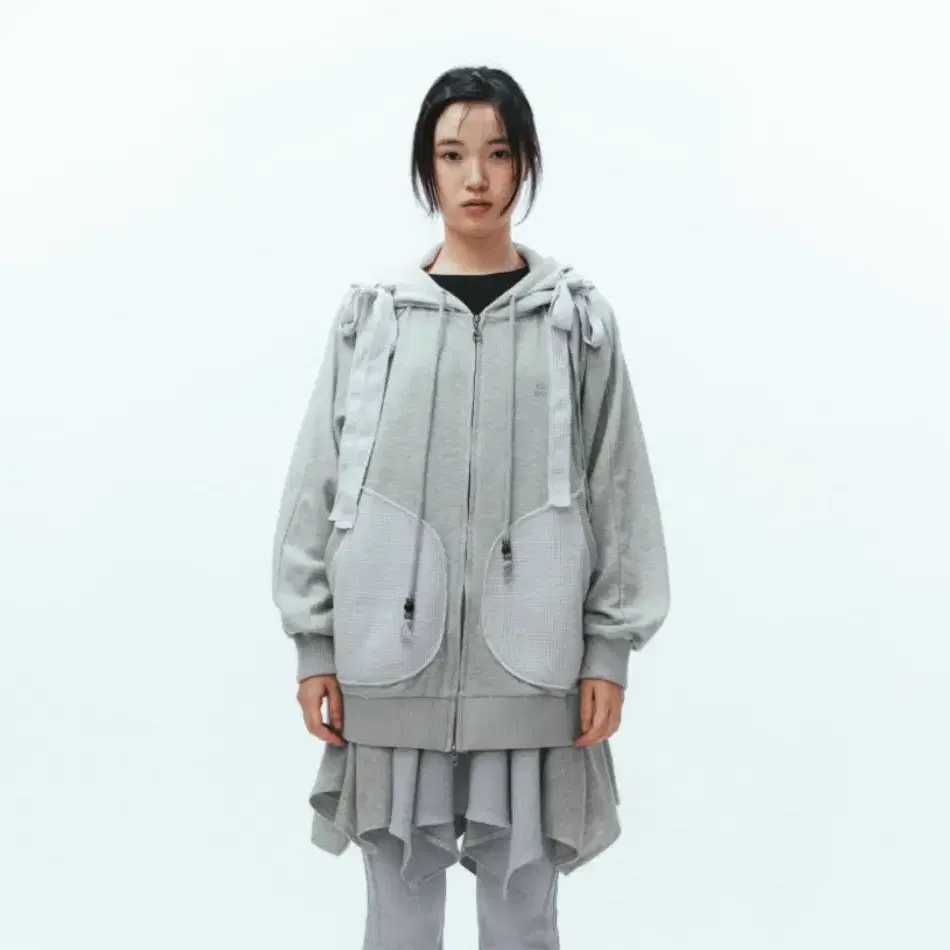 COYSEIO | 코이세이오 COYSEIO MIXED STRIPE HOODIE PURPLE #코이세