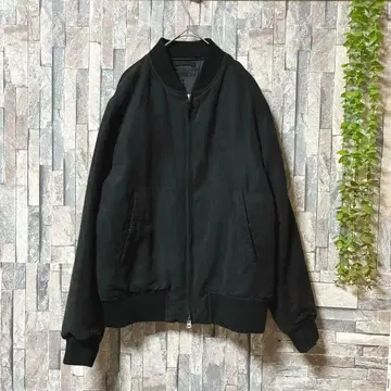 새상품급 [UNIQLO] 유니클로 스웨이드 터치 MA-1 블루종 (M)