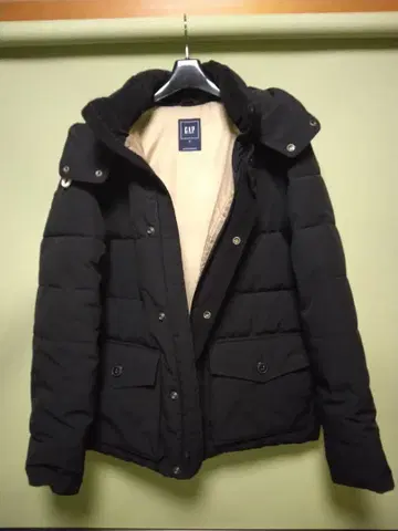 GAP 후드 부착 자켓 블랙