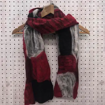 레트로 부티크 아트 시크 구제 의류 잡화 샤기 머플러 스톨