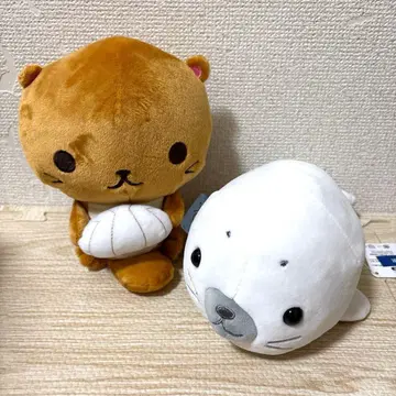 도바 수족관 랏코 물개 봉제 인형