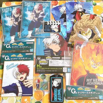 제일복권 히로아카 토도로키 쇼토 숏 키링 스티커 아크릴 스탠드