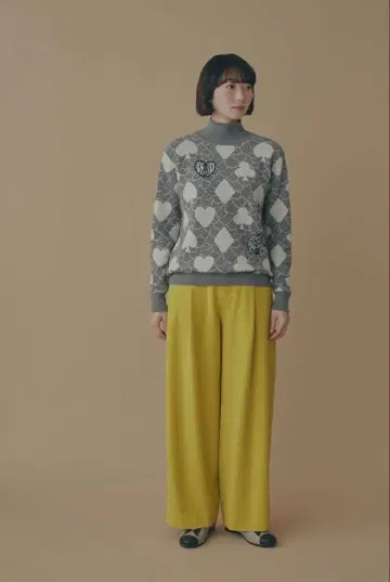 미나 페르호넨 forest card 니트 풀오버 gray 36