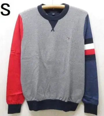 타미힐피거 긴팔 코튼 스웨터 니트