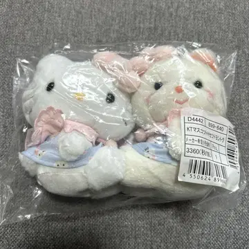 산리오 요시토쿠 레트로 봉제 인형 컬렉션 키티 마스코트 홀더 세트