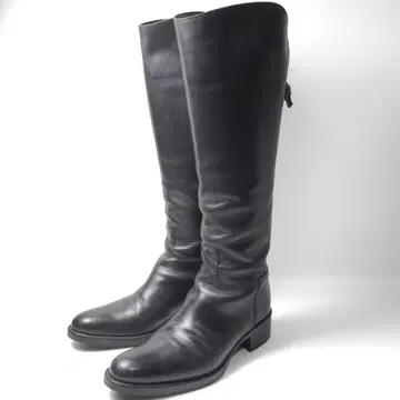 이탈리아제 사토레 SARTORE 자키 부츠 천연 가죽 롱 부츠 36.5