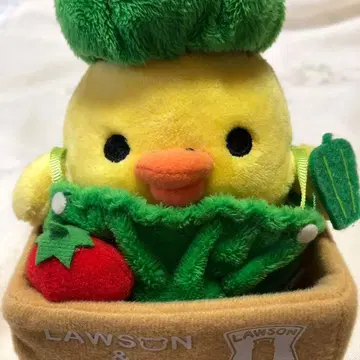키이로이토리 LAWSON 봉제 인형 피망 로손 한정판 리락쿠마