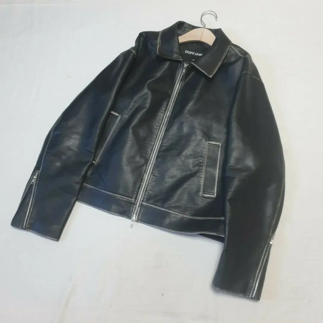 DOFFJASON | 도프제이슨 Doffjason Cowhide Single Leather Jacket S