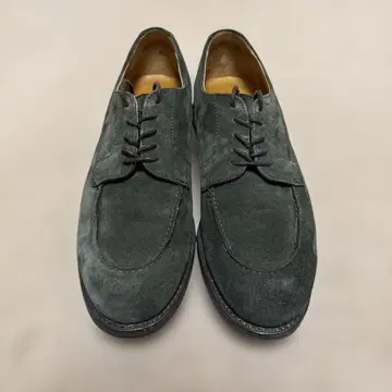 Berwick 1707 그린 스웨이드 레이스업 슈즈