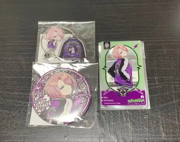 학원 아이돌 마스터 TSUTAYA 아리무라 마오 린넨 캔뱃지 세트