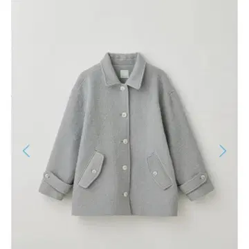 타낫 부클 하프코트 블루그레이 tannat boucle half coat | 코트