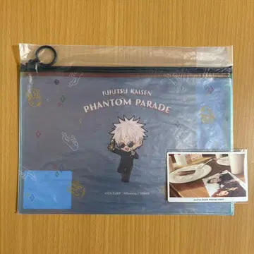 주술회전 팬파레 복권 B상 오로라 파우치 고죠 사토루 특전 카드 포함