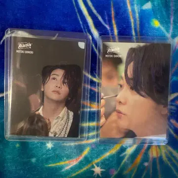 오오모리 모토키 포토 카드 미세스 그린 애플 Atlantis 2장