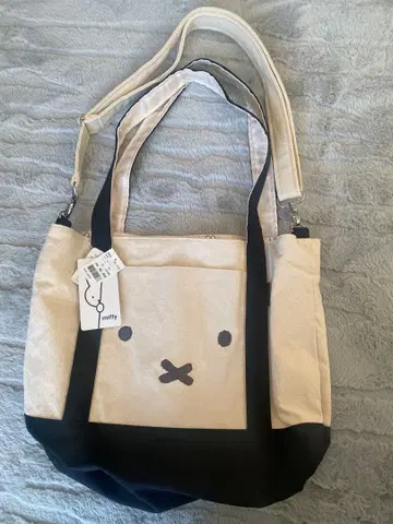 [택 포함 새상품] miffy 토트백 2way