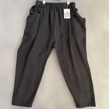 evam eva 린넨 팬츠 M 사이즈 블랙