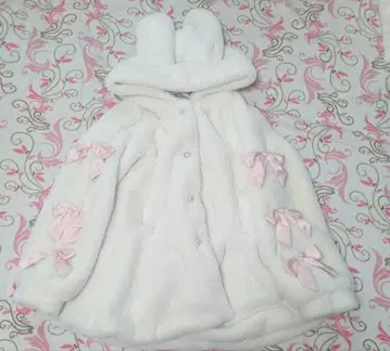 허니시나몬 토끼 귀 아우터