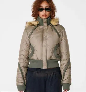 beeden SWITCHING RIB 2WAY PUFFER JACKET