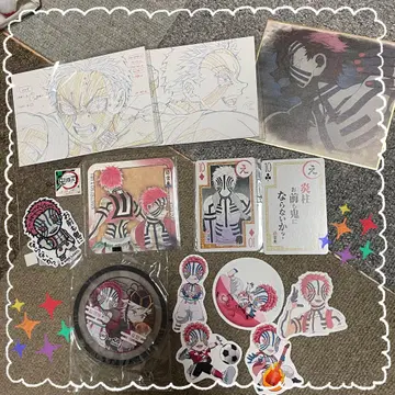 귀멸의 칼날 아카자 코스터 엽서 묶음 판매