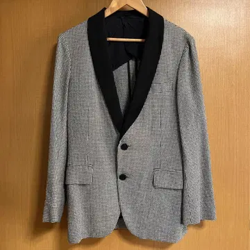 [Kemit] 하운드투스 체크 패턴 테일러드 자켓