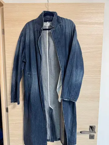 VANQUISH 데님 롱 코트