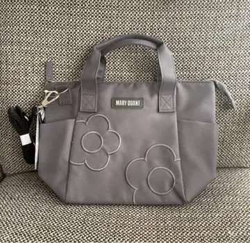 [택 포함 미사용] MARYQUANT 마리크와 숄더 보냉 보온백 그레이