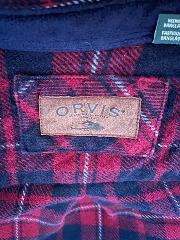분위기 발군 90s ORVIS 헤비 플란넬 셔츠 헤비 플란넬