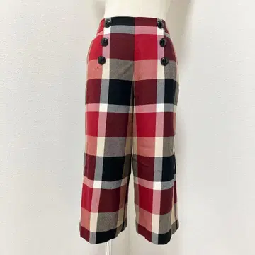 블루 레이블 크레스트브릿지 체크 무늬 팬츠