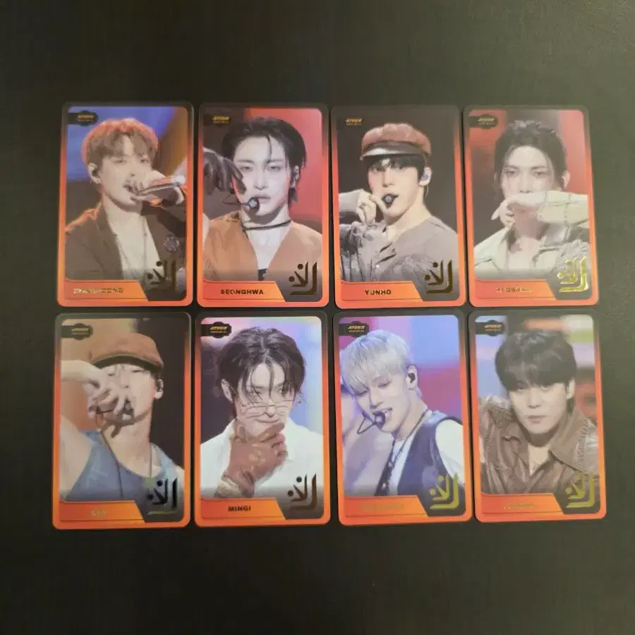 Ateez Choi San Signed Polaroid | Bunjang Global