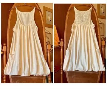 70s 유럽 구제 의류 프랑스 앤티크 빈티지 꽃무늬 자수 원피스