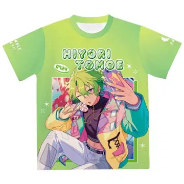토모에 히요리 풀 그래픽 T셔츠 앙스타 앙상블 스타즈 풀 그래픽
