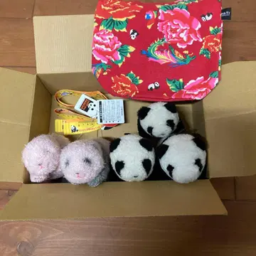 팬더 봉제 인형, 메이저, 칼디 백 세트 샹샹 우에노 동물원