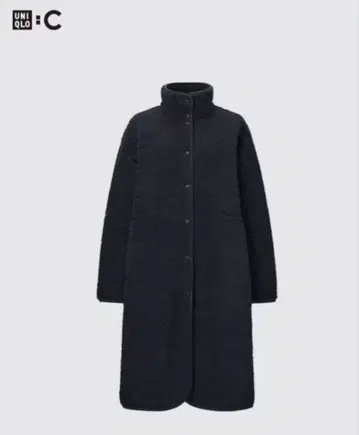 UNIQLO:C 보아 플리스 스탠드 칼라 코트