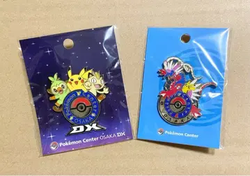 포켓몬 센터 핀 배지 2개 세트