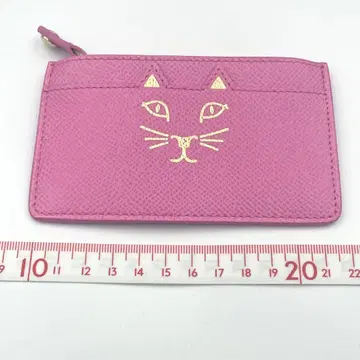 미사용 새상품 샬롯 올림피아 카드 케이스 패스 케이스 명함지갑