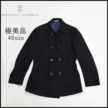 48230 겨울 브루넬로쿠치넬리 자켓 다크 네이비 피 코트*
